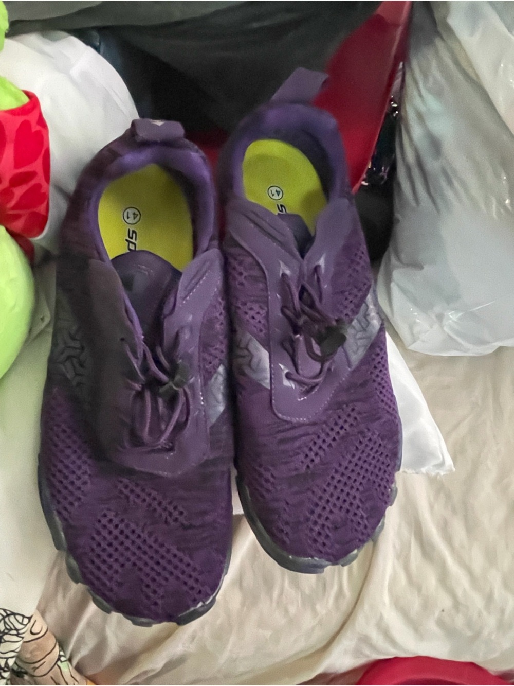 Purple Women's Athletic Sneakers - Unbranded